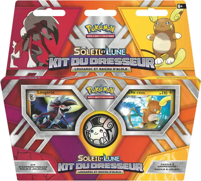 Kit du dresseur SL Raichu d'alola et Lougaroc