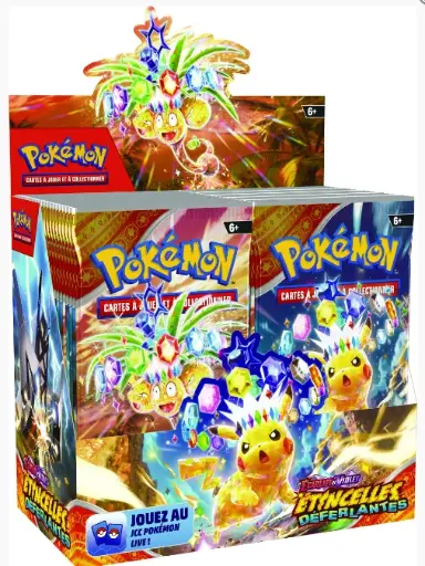 Pokémon - Boîte de 36 Boosters - EV08 Étincelles Déferlantes