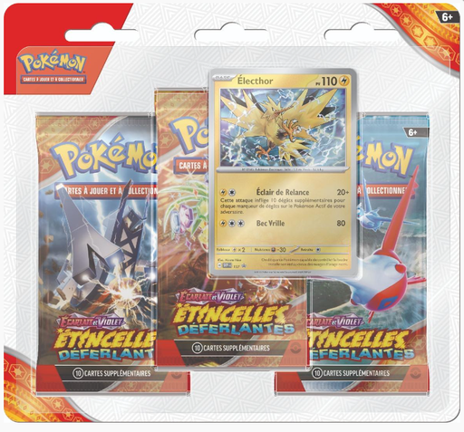 Pokémon - Pack 3 boosters - EV08 Étincelles Déferlantes